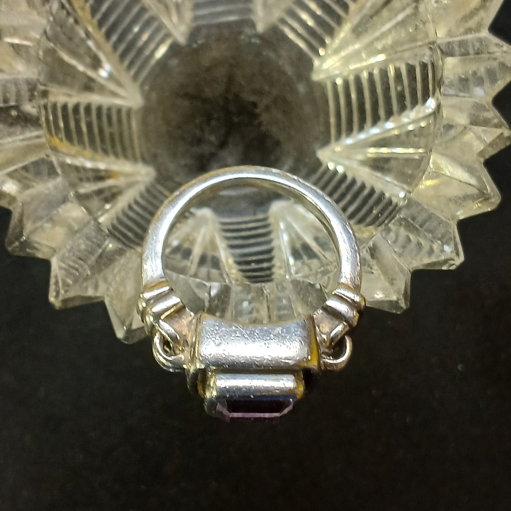 ✨️Silpada Amethyst 925 Misty Morning  Ring✨️ R-1158  Size 5 - Picture 5 of 10